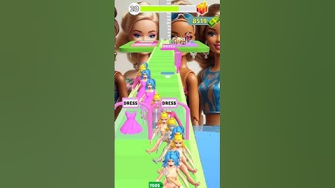 cute doll factory run game part 12 #gameplay #shorts #mobilegame