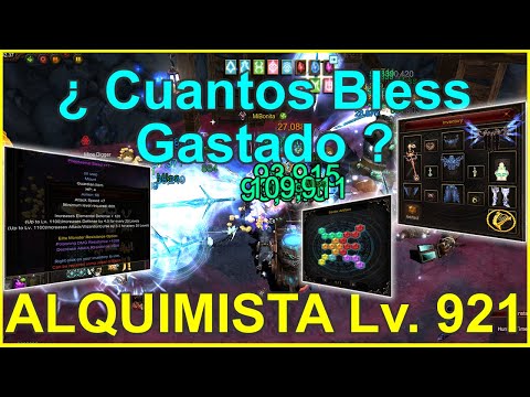 Alquimista Lv 921 ¿ Cuantos Bless Gaste ? Mu Online