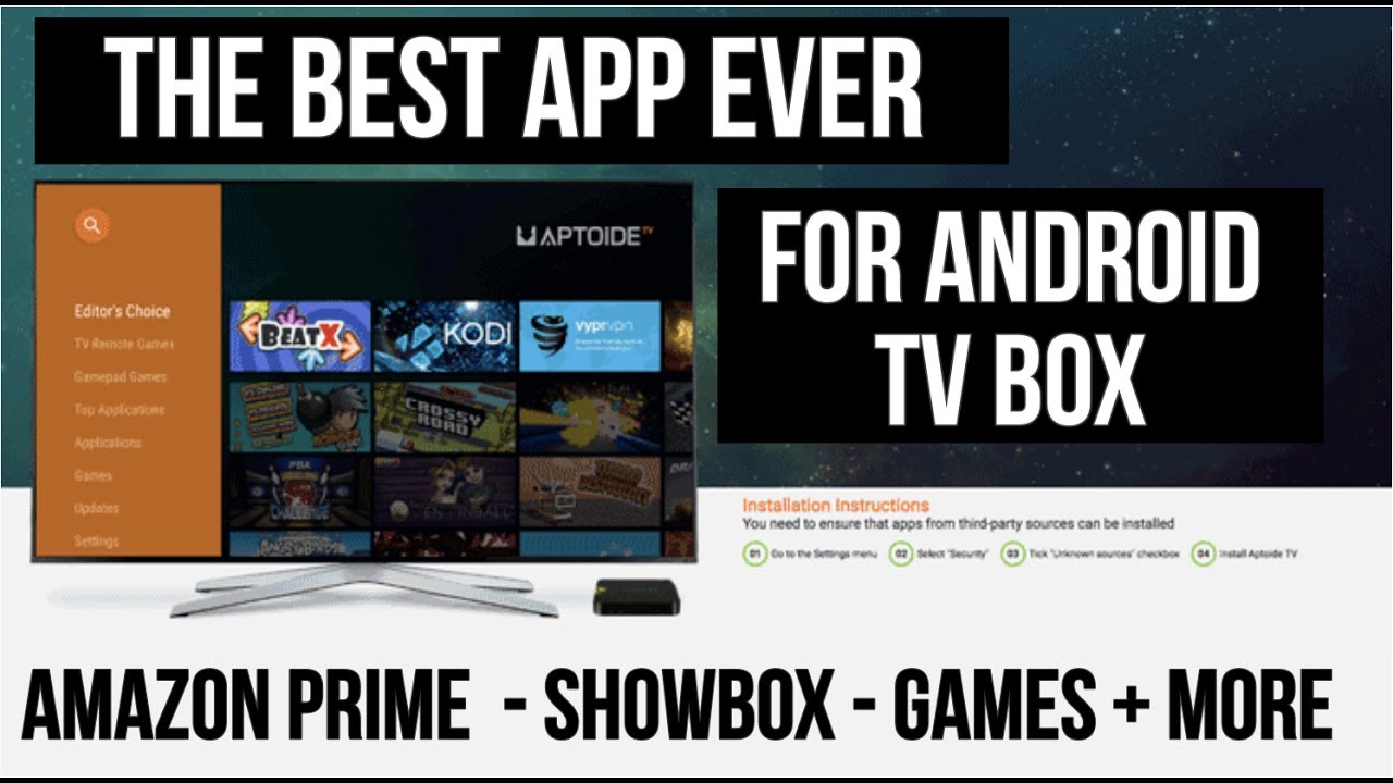 The Best APP for Android TV BOX - 1 Click Install - Amazon ...