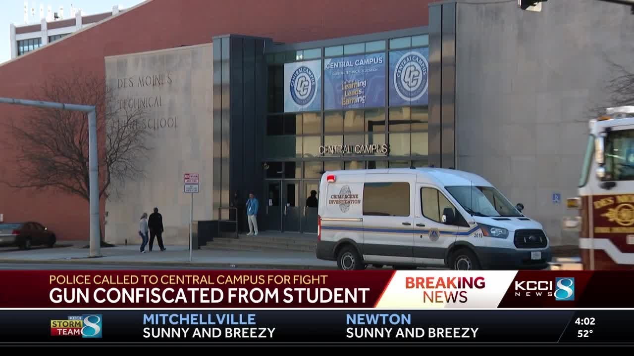 Police: Des Moines high school student found with loaded gun on campus ...