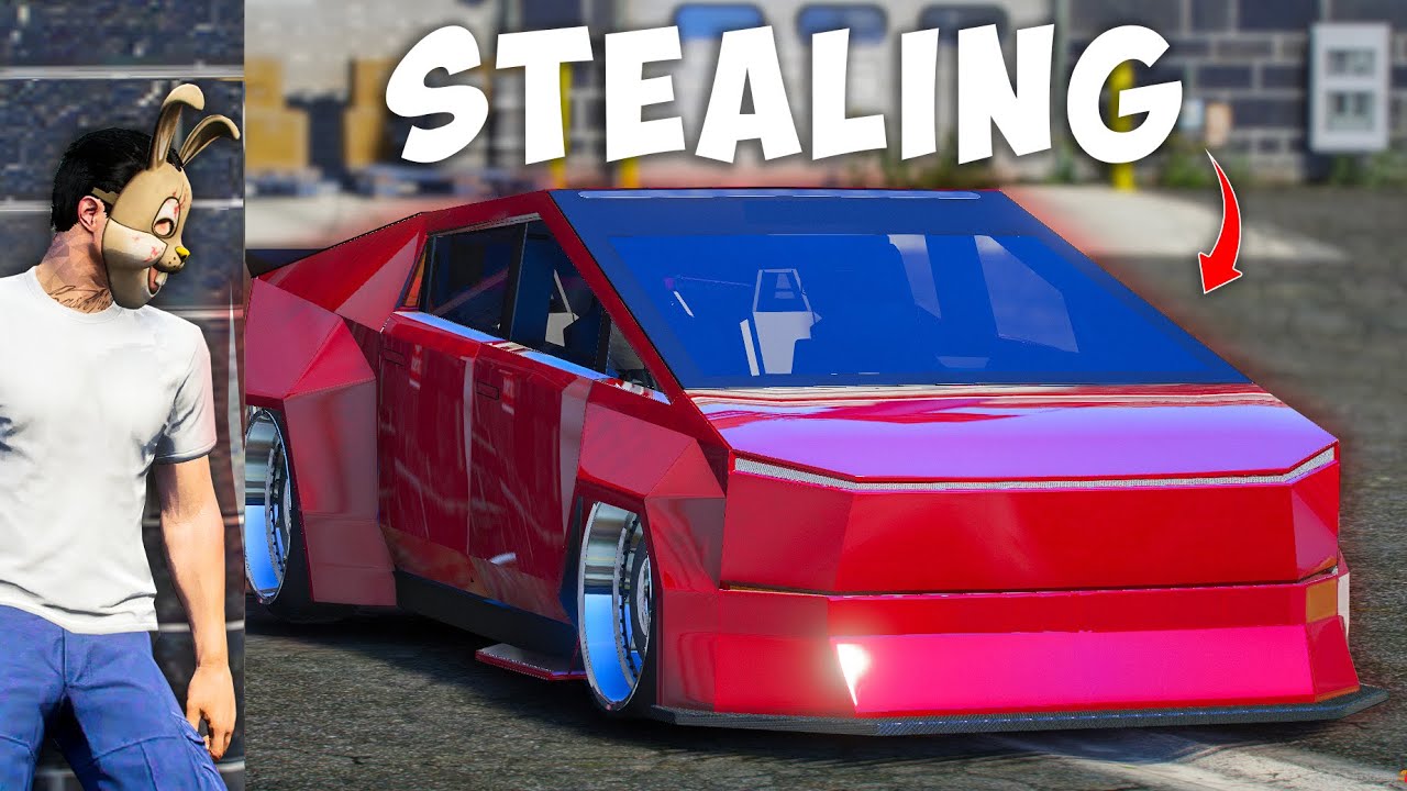 Stealing Limited Edition Cybertruck ni Mayor sa GTA 5