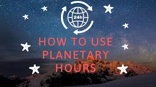 WHAT ARE PLANETARY HOURS AND HOW YOU CAN USE THEM screenshot 3