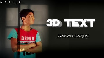 How to make 3D motion tracking in Android | kinemaster tutorial | 2022|@FireDGamingDeeptanu