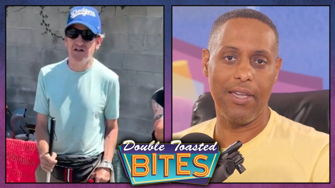BLIND MAN HAS ANGRY OUTBURST AT GOOD SAMARITAN?! | Double Toasted Bites