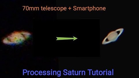 Processing Saturn Tutorial. Steps to process Saturn in pipp and registax. 70mm telescope (Part2)