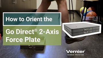 How to Orient the Go Direct® 2-Axis Force Plate for Experiments