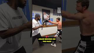 Adam Brooks warming up 💪