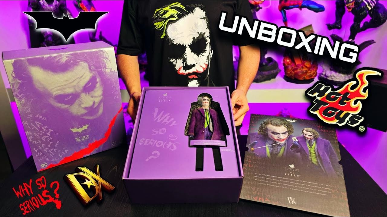 HOT TOYS DX32 THE DARK KNIGHT JOKER (Sculpted Hair Ver.) UNBOXING