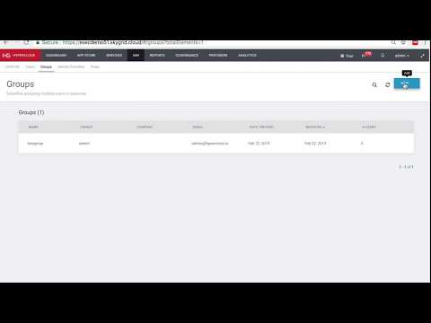 HyperGrid - User Groups with HyperCloud Cloud Management Platform (CMP)