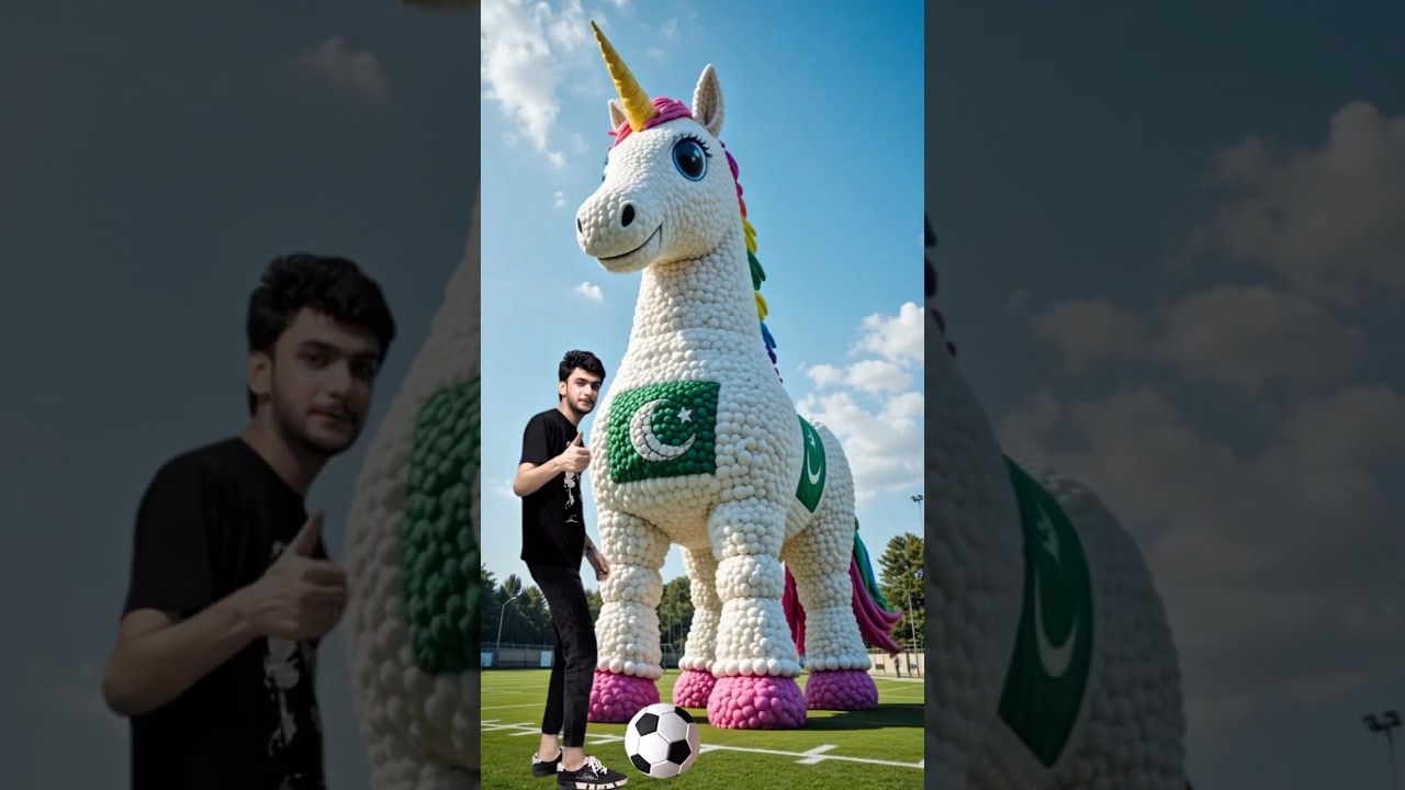 Pakistani Unicorn 🦄🇵🇰🤯🔥Special 14 August Video Pakistan Zindabad ❤️🇵🇰😍 