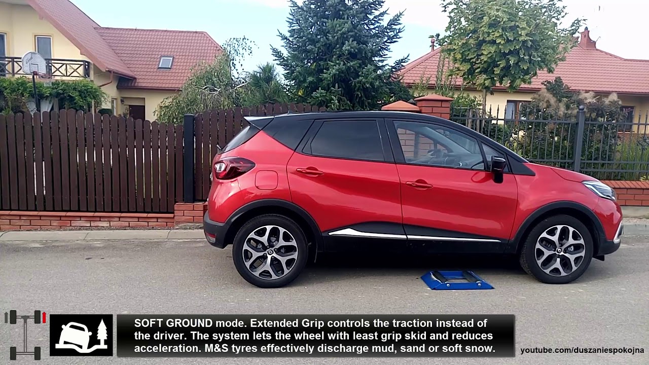 Renault XMOD Extended Grip Control test on rollers