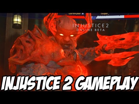 dragon ball fighterz combos gohan #INJUSTICE2 - Injustice 2: Gameplay Superman, Supergirl, Atrocitus, Batman (Injustice 2 Online Beta)