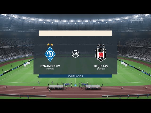 DINAMO KIEV x BESIKTAS  UEFA CONFERENCE LEAGUE 23/24 - REPESCAGEM JOGO IDA  