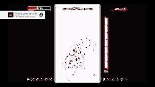 Downwell Hard mode run cleared ("Well Master" trophy)