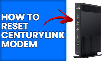 How To Reset Centurylink Modem (How To Do Factory Reset/Reboot Centurylink Modem)