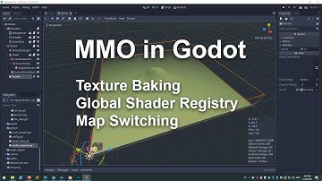 MMO in Godot - Baked Textures, Global Shader Registry, Map Switching