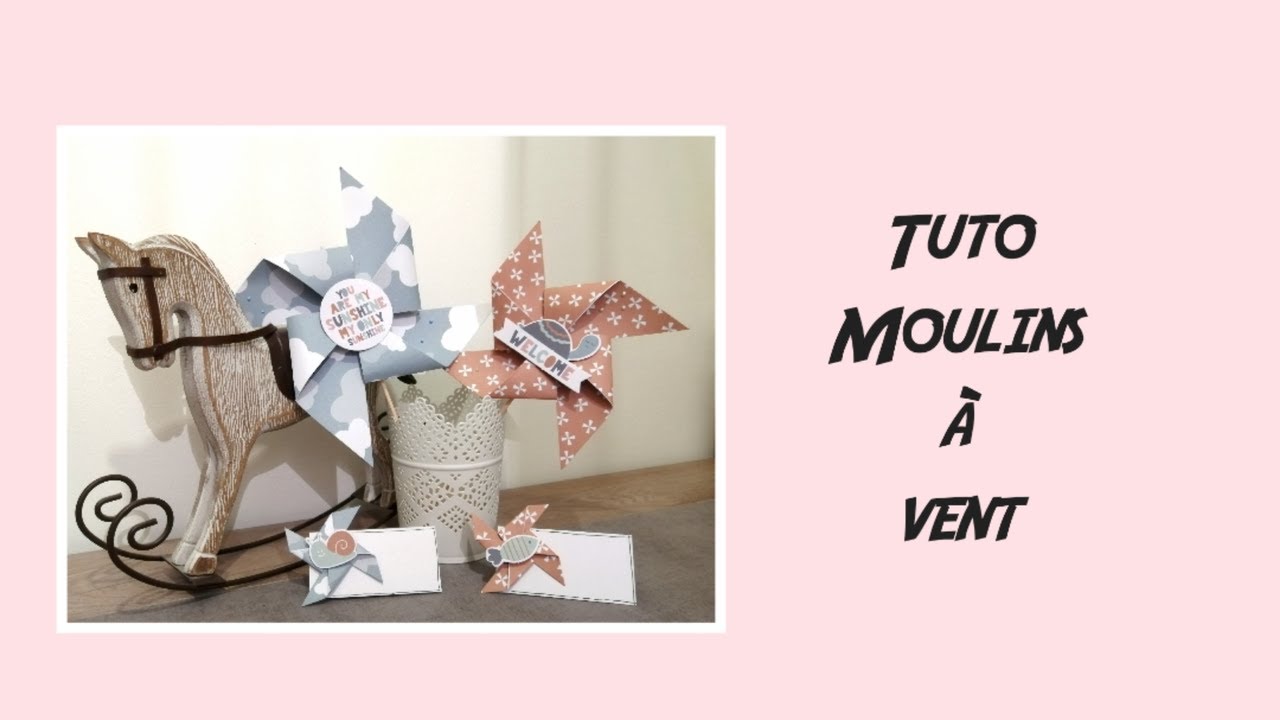 [TUTO] MOULINS A VENT + MARQUES PLACES BABY SHOWER [ DT #CUSTODECO ]