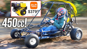 We Bought the CHEAPEST 18HP Engine on Temu and Put it on a Go Kart!