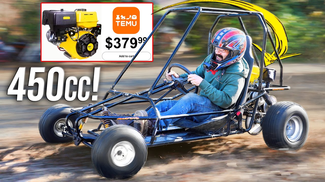 Мы купили САМЫЙ ДЕШЕВЫЙ двигатель на 18 л.с. на Тему и установили его на картинг!