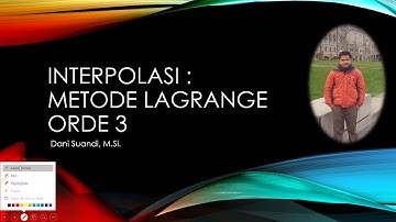 Interpolasi Lagrange Orde 3 dan Aplikasinya