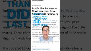 Fannie Mae's Latest Move: Better Homebuying Rates! #homesweethome #preapproval