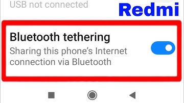 how to enable Bluetooth tethering in redmi phone।Bluetooth tethering । Bluetooth tethering in redmi