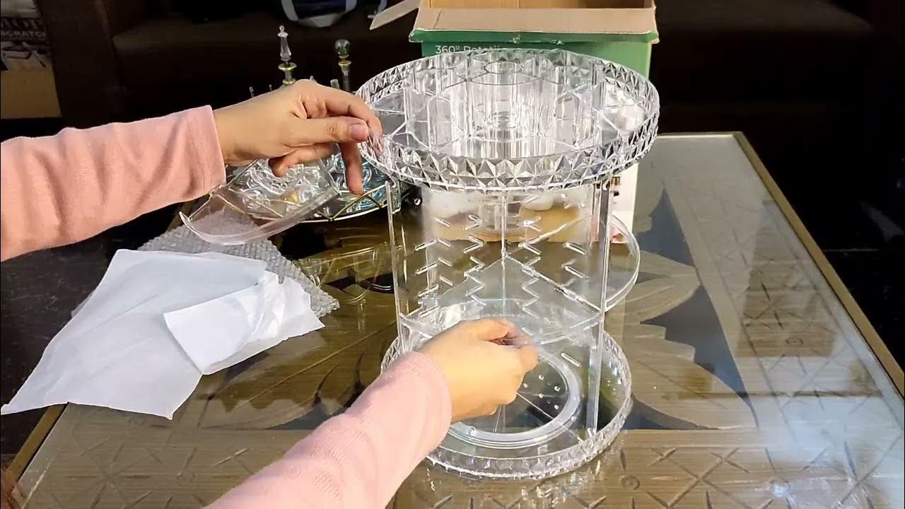 360 rotating makeup organizer review Daraz Sale Makeup Organizer 