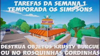 Destrua Objetos Krusty Burgue Ou No Rosquinhas Gordinhas
