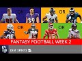 NFL Fantasy Football Week 2 Advice: Fantasy Focus On Start Em or Sit Em, Sleepers & Rankings