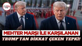 Mehter Marşı Ile Karşılanan Donald Trumptan Dikkat Çeken Tepki: İşte O Anlar...