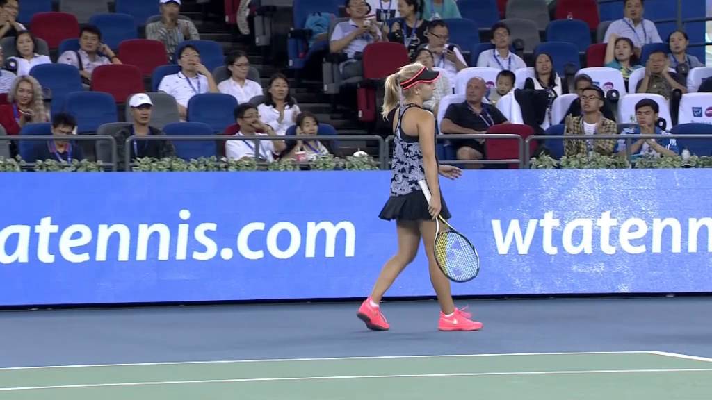 Лучшие моменты второго круга турнира WTA на турнире Wuhan Open 2015 года