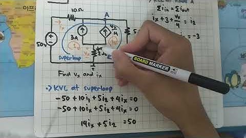 Problem 3.63 Fundamental of Electric Circuits (Alexander/Sadiku) 5th Edition - Superloop