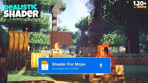shader For Minecraft Pe 1.20 || How to get Bsl Shader in Mcpe 1.20