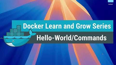 Episode 3. Docker Hello-World and Commands. A Beginner