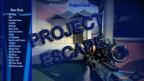 Project Escape GSC Menu Black ops 2 (1.19)
