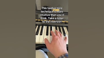This twelve tone technique is more intuitive than you would think #musictheory #musictheorist