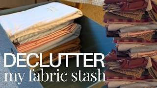 Craft Closet Declutter Ep. 1 | Fabric Destash Profile