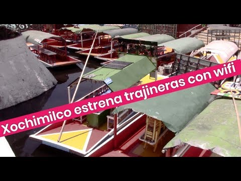 Xochimilco estrena trajineras con wifi