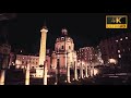 Roman Forum at night in 4K