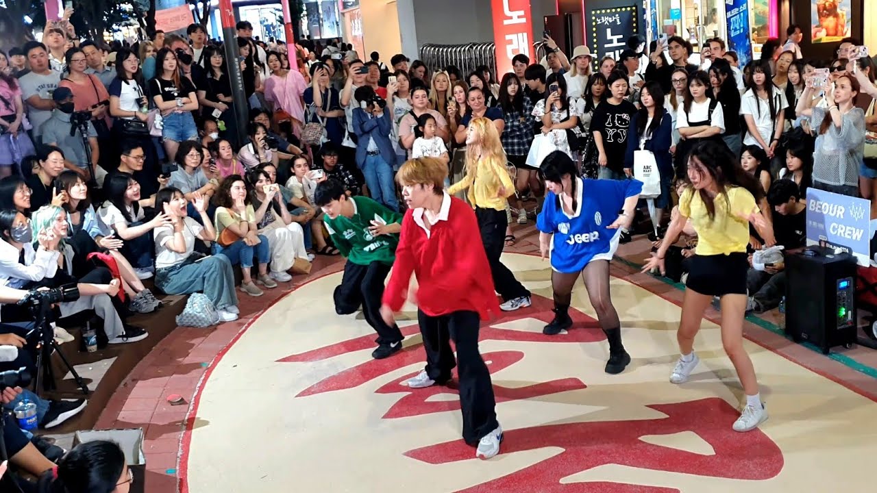 [STREET ARTIST] BE OUR. INTERACTIVE HONGDAE BUSKING. 240705.