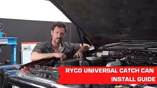 Ryco Universal RC351K Catch Can Installation