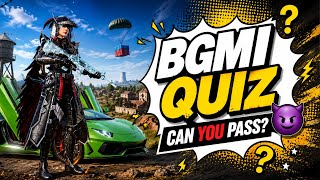 CAN YOU PASS THIS BGMI QUIZ? 😈 | Live Quiz Challenge | Blood Gaming #bgmi #quiz #bloodgaming001