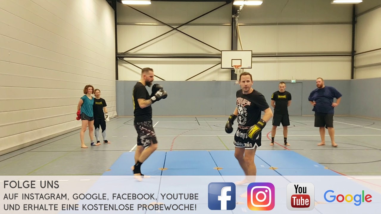 Abwehr Roundhousekick + Lowkick 🤼‍♂️