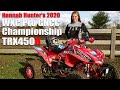 Hannah Hunter's 2020 WXC Pro GNCC Championship Honda TRX450R Review and What's New for 2021