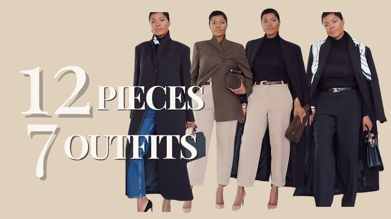 12 Pieces. 7 Elegant Outfits | No New Clothes | Elegant Everyday Method Ep.2 | ama loves beauty