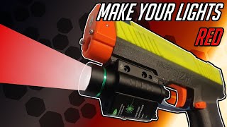 HOW To Make Your Lights RED For HvZ ENDWAR - Ft. Feyachi LF-58