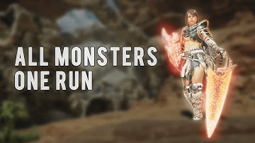 Sword and Shield vs All Monsters [MH Wilds Gauntlet / Marathon]