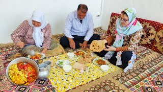 The life of a village girl with her parents in a remote village | Simple life in the village of Iran