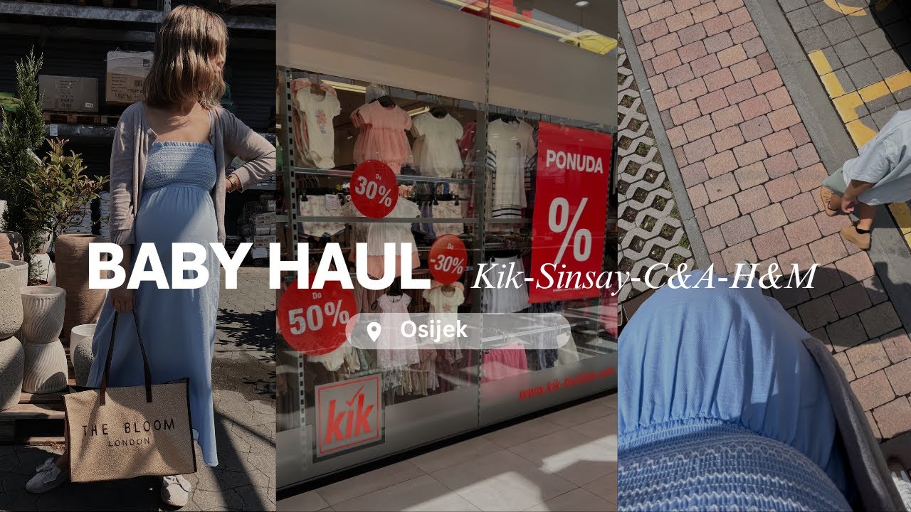 Kik, H&M, Sinsay Osijek baby HAUL