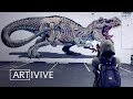 Trex mural by nychos comes alive with augmented reality